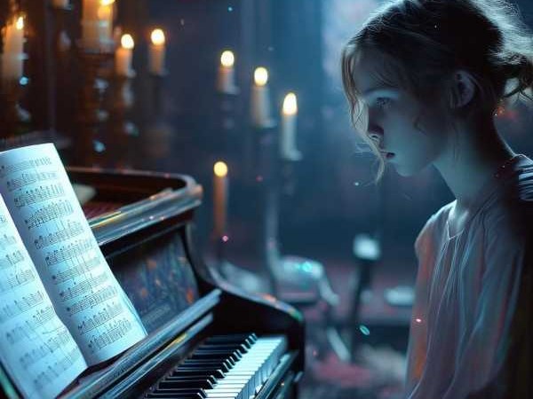 揭秘凉凉钢琴曲的五线谱世界，音乐情感交融之旅